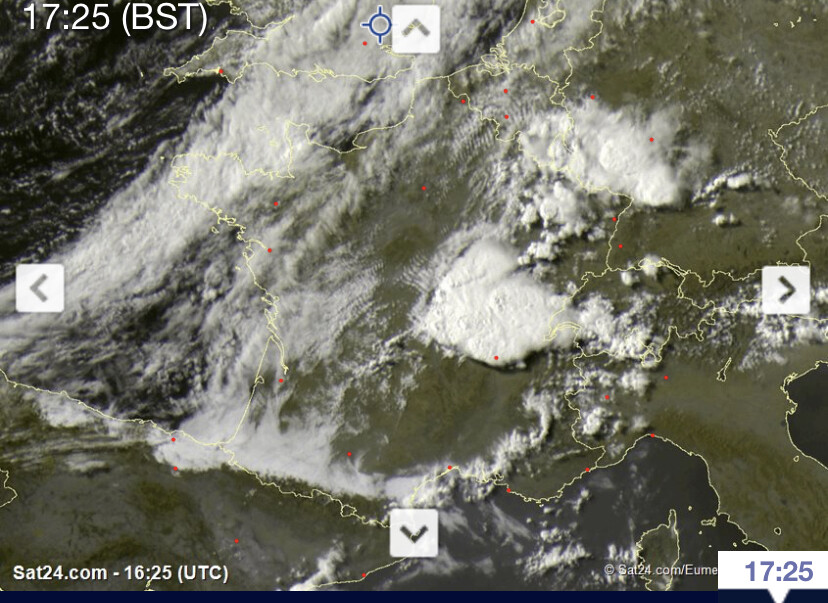 France and Northern Italy Extreme storm warning. - Hurricanes, Cyclones ...