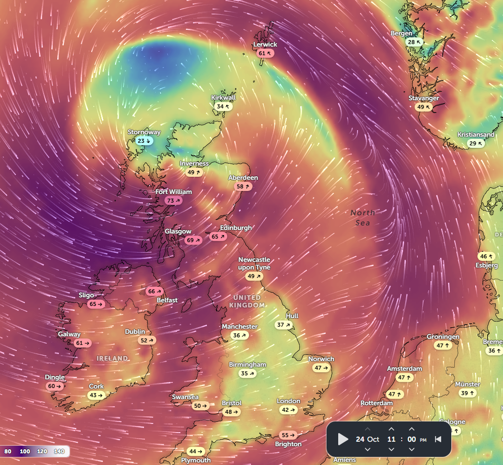 Storm Austen on Friday - Snow, Storms & Severe Weather - Netweather ...